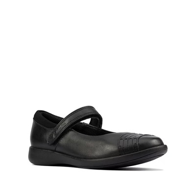 Kids' Leather Riptape Mary Jane Shoes (Kid size 10-2.5)