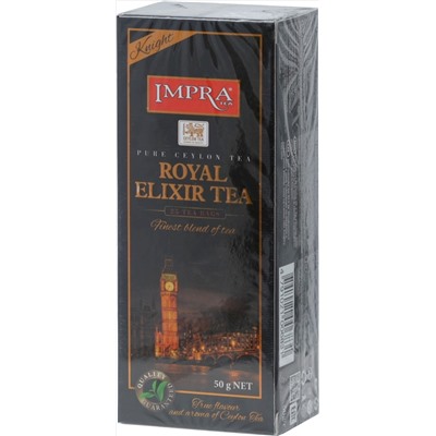 IMPRA. Royal Elixir. Рыцарь (бергамот и 1001 ночь) карт.пачка, 25 пак.