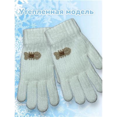 Перчатки детские для девочек Арт 2023/6 тип 5