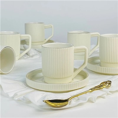 155-001 Кофейный набор 12пр. 120мл в под.уп.(х8)Фарфор