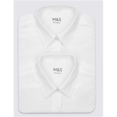 2pk Girls' Non-Iron School Blouses (2-16 Yrs)