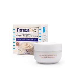 Флоресан PEPTIDE PRO Крем для лица дневной SPF 20 ЛИФТИНГ и ОМОЛОЖЕНИЕ, 75мл (Ф-382)