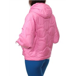 23-022 PINK Куртка оверсайз демисезонная женская (синтепон 100 гр.)