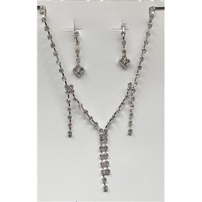 Комплект украшений Jewelry 024, серебро