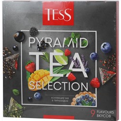 TESS. Набор чая в пирамидках (9 видов) 82 гр. карт.пачка, 45 пирамидки