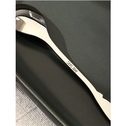 Ложка десертная из нержавеющей стали Magistro «Перо», длина 12.5 см, серебристая