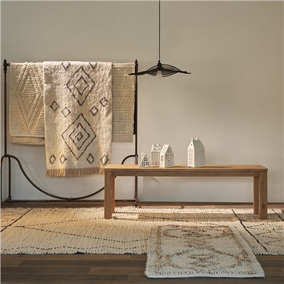 Ковер из переработанного хлопка Dispur из коллекции Ethnic, 70x160см