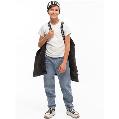 Куртка утеплённая для мальчика NIKASTYLE 4м6525 Черный Nikastyle