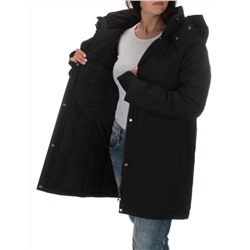 22352 BLACK Куртка зимняя женская (200 гр. холлофайбера)