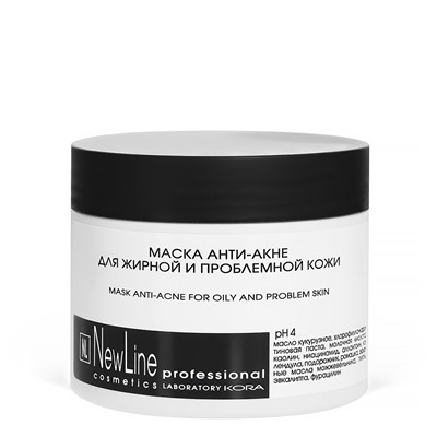 КОРА New Line Маска анти-акне для проблемной и жирной 300 мл