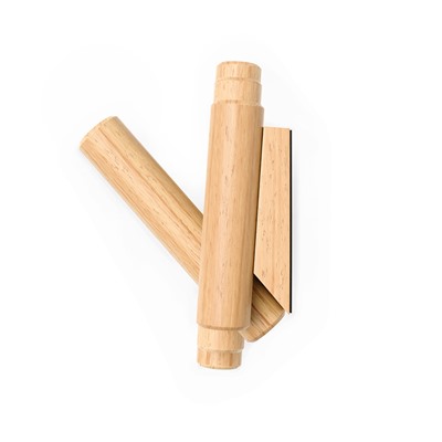 Вешалка настенная Picket, 61 см, 8 крючков, натуральное дерево