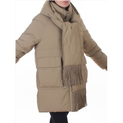 H781 DK. BEIGE Куртка зимняя женская (200 гр. холлофайбер)