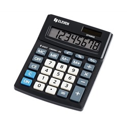 Калькулятор настольный Eleven Business Line CMB801-BK, 8 разрядов, двойное питание, 102*137*31мм, черный