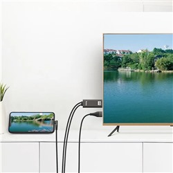 Кабель Hoco UA14 Lightning To HDMI audio video HD cable adapter 2м