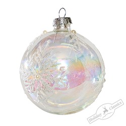 Шар "Ноктюрн" прозрачный (стекло) 8 см