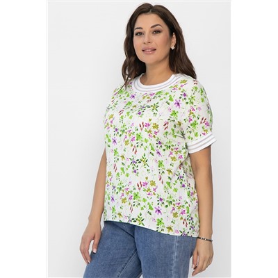 Блуза Лаванда (молочная) Б13818-1М