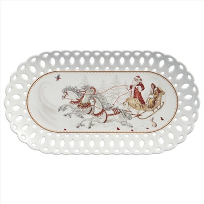 БЛЮДО LEFARD "МОРОЗКО" 30 СМ ОВАЛЬНОЕ (КОР=16ШТ.)