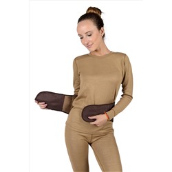 Пояс-корсет согревающий из верблюжей шерсти с шунгитовыми вставками