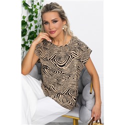 Блуза Покоряя сердца (зебра) Б13539-1М