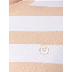 Футболка из фактурного материала "пике"