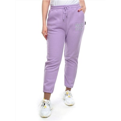 06 LILAC Брюки спортивные женские на флисе (100% хлопок) 7986