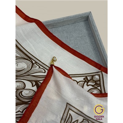 Платок на шею с украшением Артикул 2455/29