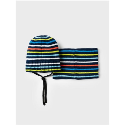 Комплект для мальчика: шапка, снуд