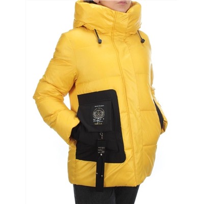8328 YELLOW Куртка зимняя женская (200 гр. холлофайбера)