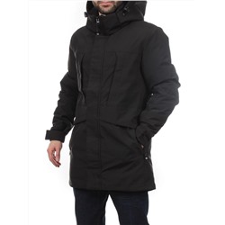 2182 BLACK Куртка мужская зимняя облегченная (130 гр. холлофайбер)