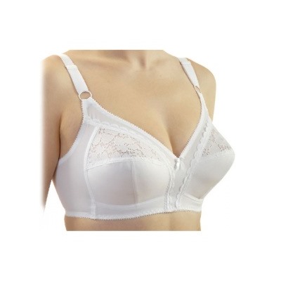 241 Элита Бюст мягкая чашка, без каркасов белый 90F