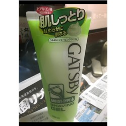 Гель для бритья с увлажняющим эффектом Gatsby с цитрусовым ароматом, MANDOM  205 мл