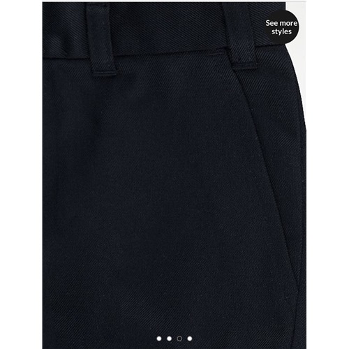 Boys Navy Regular Leg School Trouser 2 Pack