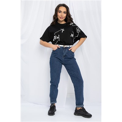 Блуза Ампир (черная) Б13168-20М