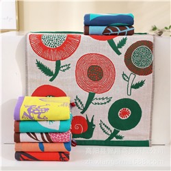 Retro gauze soft scarf, towel for face washing, double-sided wet wipes, does not fade
