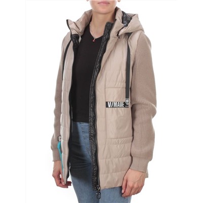 8255 BEIGE Куртка демисезонная женская BAOFANI (100 гр. синтепон)