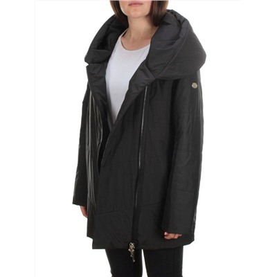 22222 BLACK Куртка демисезонная женская (80 гр. синтепон)
