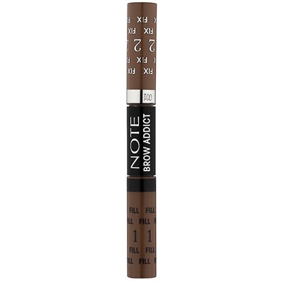 NOTE Гель-тинт для бровей BROW ADDICT TINT & SHAPING GEL многофункциональный 02