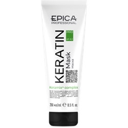 EPICA Маска Keratin PRO для реконструкции и глубокого восстановления, 250 мл.