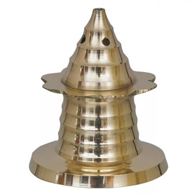 Подставка для ароматических палочек, Traditional Golden Brass Incense Stick Holder Agarbatti Stand, произв. eCraftIndia