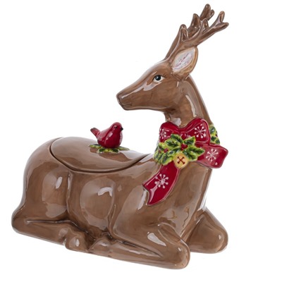 GAEM Конфетница "Олень", 1400 мл, L26 W14 H28 см