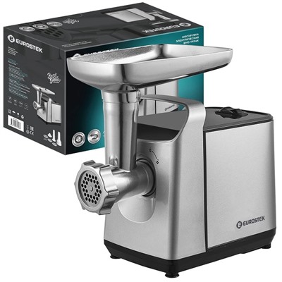 Мясорубка EUROSTEK EMG-YK04K мощность 2800Вт. реверс (4)