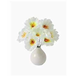 Цветы искусственные «Одиночка криспа», h=20 см, d=11 см, белые