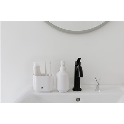 Стакан для зубных щеток Step, белый