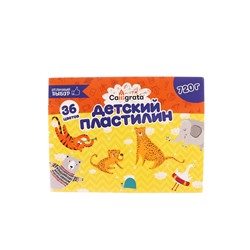 УЦЕНКА Пластилин 36цв 720 г Calligrata классический