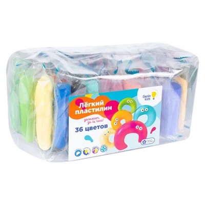 Воздушный пластилин, 36 цветов