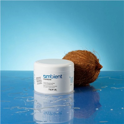 TEFIA Ambient Маска-увлажнение пептидная для сухих и ломких волос / Peptide Moisturizing Mask for Dry and Brittle Hair, 500 мл