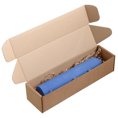 Свеча декоративная ярко-синего цвета из коллекции Edge, 25,5см