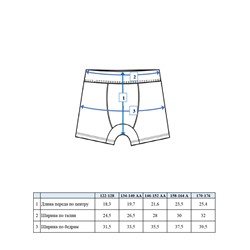 Трусы-боксеры для мальчика, 3 шт. в комплекте