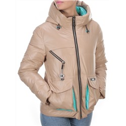 8265 BEIGE Куртка демисезонная женская BAOFANI (100 гр. синтепон)