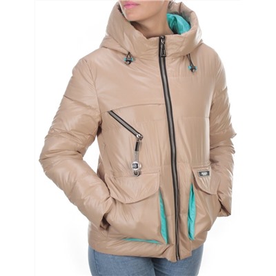 8265 BEIGE Куртка демисезонная женская BAOFANI (100 гр. синтепон)